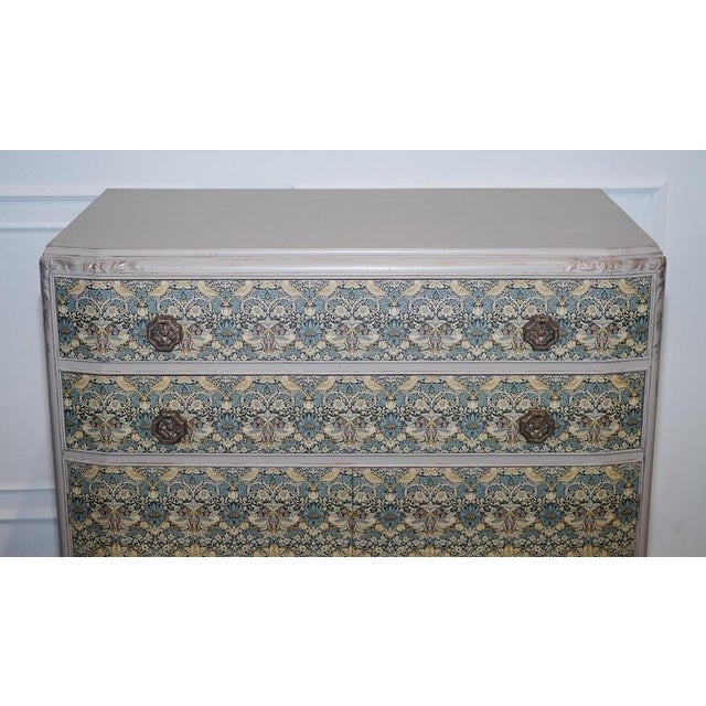 Paper Hand Painted Chest of Drawers from Waring & Gillow, 1930s For Sale - Image 7 of 18