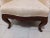 1960s Victorian Armchair Parlor Carved Wood Frame Upholstered Beige For Sale In Naples, FL - Image 6 of 8