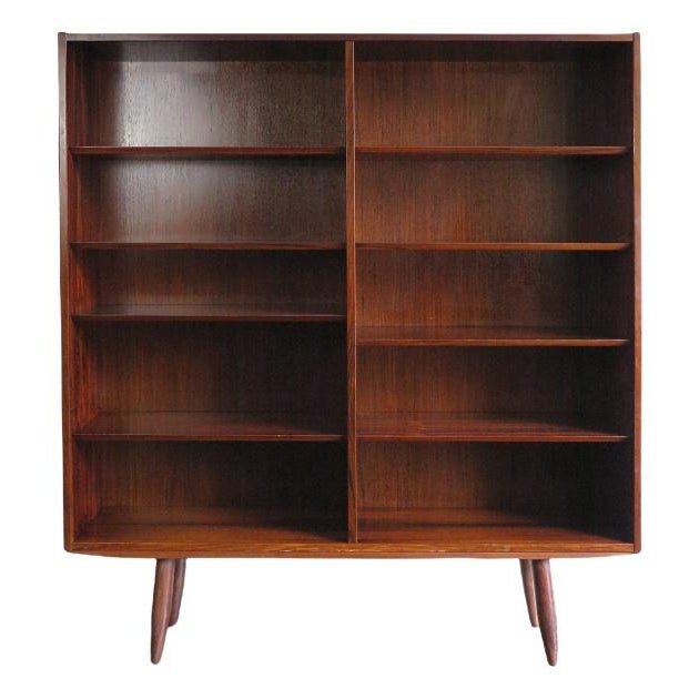 Scandinavian Wood Bookcase by Gunni Omann, 1960s For Sale - Image 13 of 13