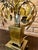 Pair of Mid-Century Italian Gilt Botanical Candelabra Lamps For Sale - Image 11 of 12