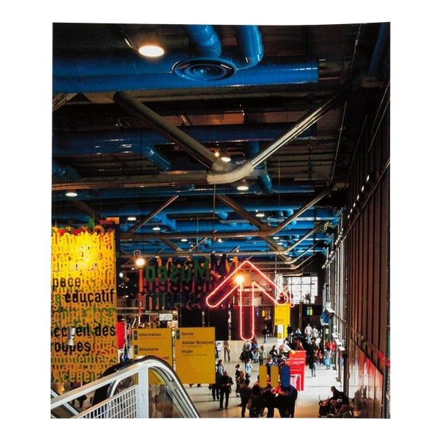 Anne Sager the Centre Pompidou Interior C-Print For Sale