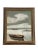 Wood Vintage Framed Signed Painting of an Impressionistic Nautical Scene For Sale - Image 7 of 7