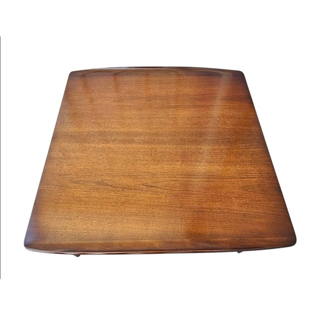 1970s Walnut Mid-Century Bassett Coffee Table For Sale In Los Angeles - Image 6 of 12