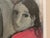 Contemporary Bruno Paoli "Withdrawal" Original Italian Modern Figurative Portrait, 20th Century Florence Italy Fine Art Painting, Oil on Board, 27.5x23.5" For Sale - Image 3 of 8