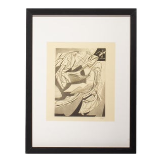 Abstract Etching by Daniel Philip Platt For Sale