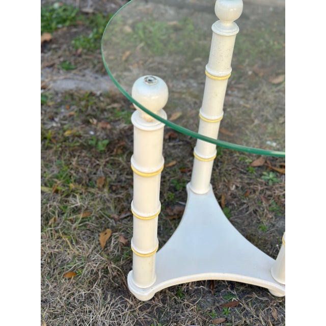 1960s Hollywood Regency Side Tables, a Pair For Sale - Image 5 of 5