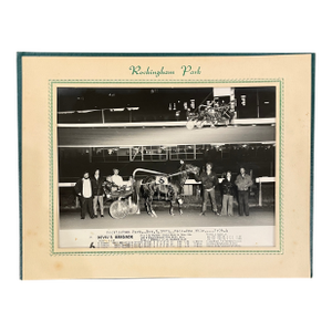 1973 Equestrian Harness Racing Rockingham Park New Hampshire Photograph