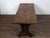 Brown Italian 1800s Walnut Farm Table with Carved Legs, Stretcher and Weathered Patina For Sale - Image 8 of 12