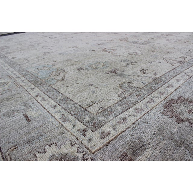 Early 21st Century Large Angora Oushak Rug by Keivan Woven Arts by Keivan Woven Arts For Sale - Image 5 of 5
