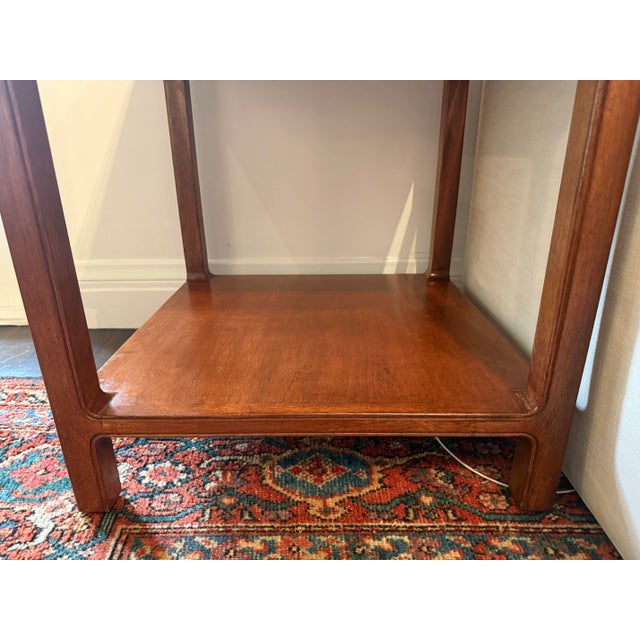 1950s Mid-Century Chinoiserie Mahogany Side Table For Sale In Los Angeles - Image 6 of 10