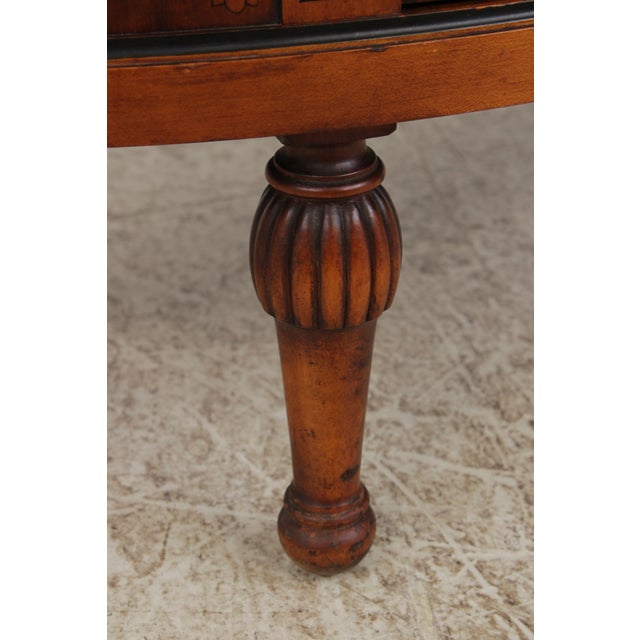 Stiehl Vintage 1 Drawer Commode Demilune Cabinet For Sale - Image 15 of 18