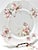 English Limoges Haviland Porcelain Dinner Plates – Hand Painted Honeysuckle Floral - Set of 4 For Sale - Image 3 of 8