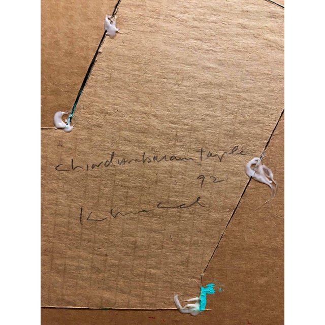 Glass Kim MacConnel, Chindambaram Temple, Mixed Media Photo Collage on Cardboard, 1992 For Sale - Image 7 of 7