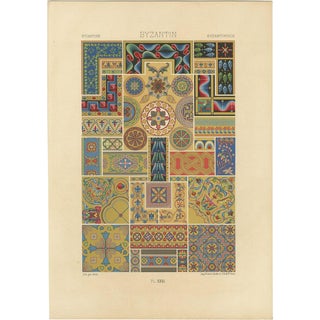 Architectural and Mosaic Patterns, 1869, Paper For Sale