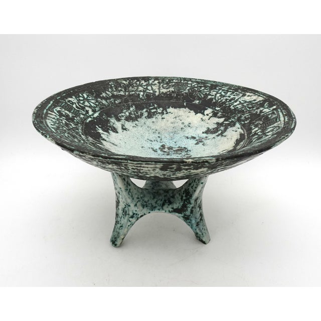Vintage French Ceramic Bowl by Jacques Blin, 1950s For Sale - Image 10 of 18