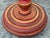 Hand-Painted Round Pedestal Game Table, Vintage For Sale - Image 9 of 12