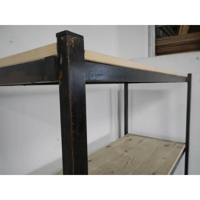 Wood Industrial Shelf, 1970s For Sale - Image 7 of 13