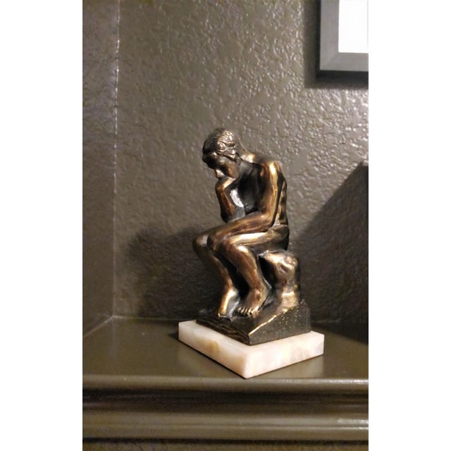 1920s Cast-Bronze Figurative Bookends - a Pair For Sale - Image 9 of 13