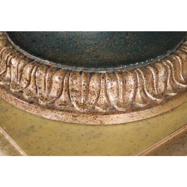 Venetian Style Gilded and Paint Decorated Planter with Stand For Sale In Philadelphia - Image 6 of 13