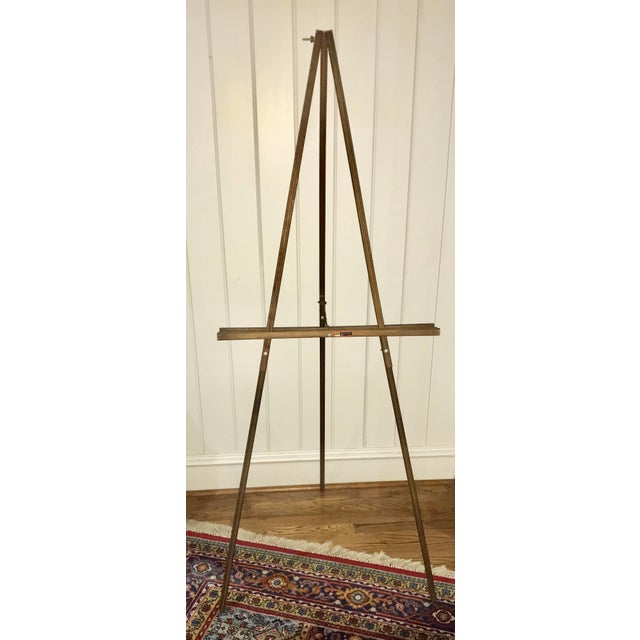 Vintage Wolsey Wooden Standing Floor Easel Chairish