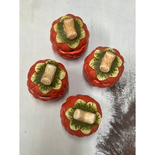 Vintage Four Raspberry Ceramic Jars, 1980s, Set of 4 For Sale - Image 4 of 7