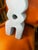Vintage Light Blue Wooden Mexican Sculpture For Sale In Atlanta - Image 6 of 11