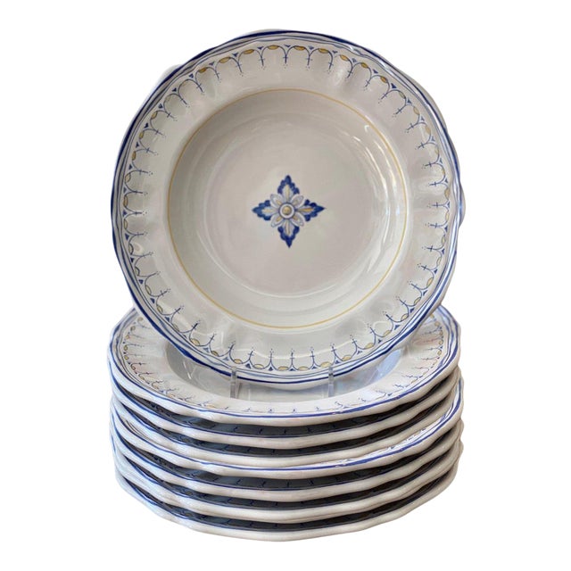 Antico Deruta Pasta/Soup Bowl, Simplified - Set of 8 For Sale