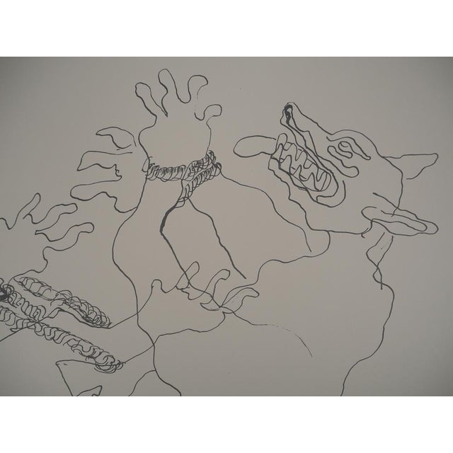 Ossip Zadkine, Mythology: Cerberus Captured, Original Lithograph For Sale - Image 4 of 5