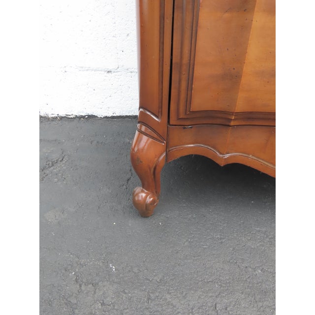 French Carved Large Nightstands Bedside End Tables a Pair 6437 For Sale - Image 13 of 14