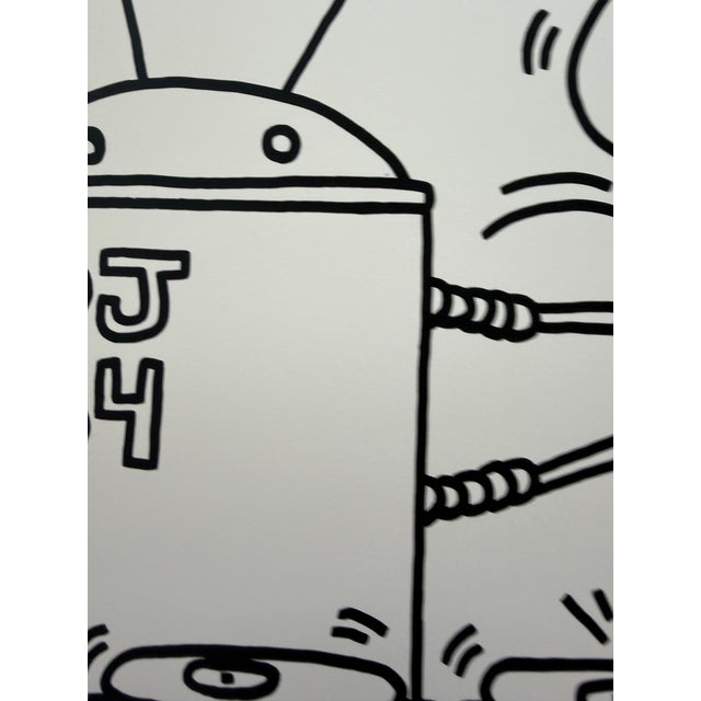 Keith Haring (1958-1990), Dj 84, 1983, Copyright Keith Haring Foundation, Licensed by Artestar New York, Printed in the Uk For Sale - Image 10 of 10