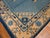 Early 20th Century 1900s Blue Medallion Antique Chinese Peking Rug 6'0" X 8'6" Handknotted Wool Carpet For Sale - Image 5 of 6