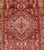 Keivan Woven Arts - Sub-geometric Floral design Antique Malayer runner in Gorgeous Red, Khaki, green blue and black...