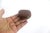 Metal Vintage Leather and Brass Pill Box For Sale - Image 7 of 10