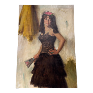 Mid 20th Century “Spanish Dancer” by Samuel Edmund Oppenheim