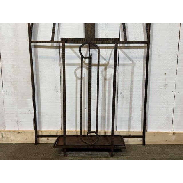 Metal Art Deco Iron Coat Rack, 1960s For Sale - Image 7 of 13