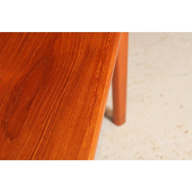 Mid-Century Danish Teak Extending Dining Table, 1960s For Sale - Image 10 of 11