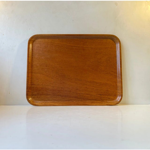 Wood Vintage Scandinavian Tray in Teak from Åry, 1960s For Sale - Image 7 of 7