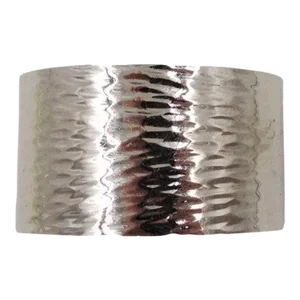 Circa 1976 Napier Rhodium Plate Cuff Bracelet