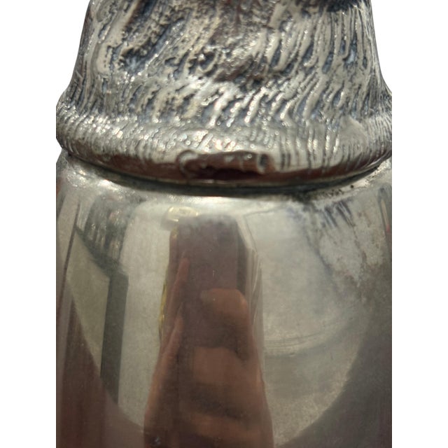 Silver Vintage Gucci Silver-Tone Rabbit Hare Head Stirrup Cup For Sale - Image 8 of 8