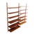 Beautiful "Royal System" wall shelf by Poul Cadovius from the 1960s. The shelving system consists of three wall rails and...
