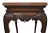 Wood 19th Century Irish Chippendale Style Mahogany Accent Console Table For Sale - Image 7 of 9