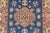 Kazak Runner 2’7” X 7’8” Blue Wool Tribal Hand-Knotted Oriental Rug For Sale - Image 10 of 14
