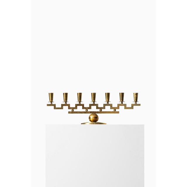 Candleholder by Lars Holmström, 1940s For Sale - Image 4 of 8