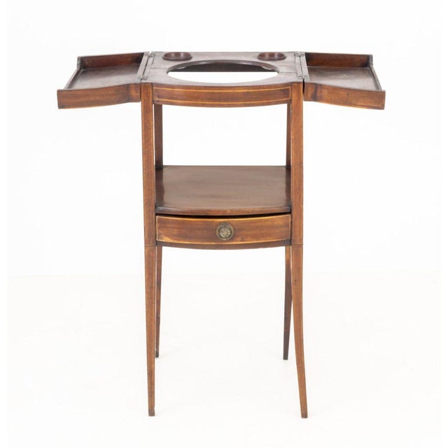Victorian Victorian Flame Mahogany Washstand For Sale - Image 3 of 8