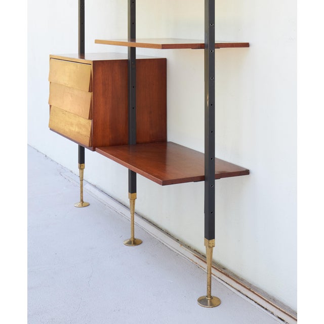 Jolly Modular Bookcase by Ebanisteria F.lli Merati, 1960s For Sale - Image 9 of 18