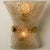 Textured Murano Glass Brass Sconces, 1960s, Set of 2 For Sale - Image 10 of 13
