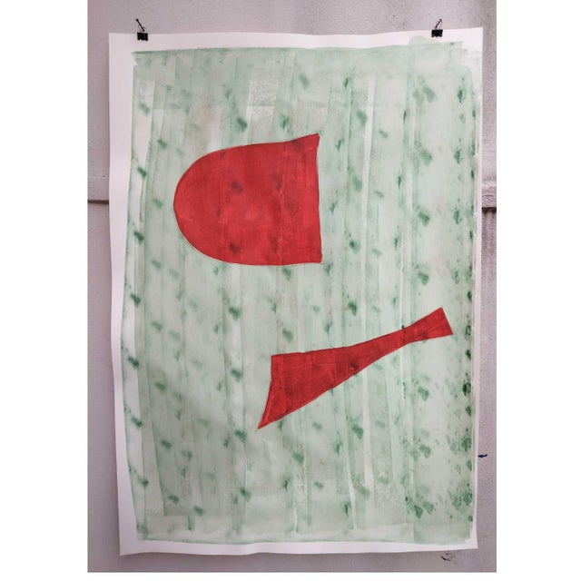 Alice Maier, Re-Nouveau N°18, 2025, Acrylic on Paper For Sale - Image 4 of 9