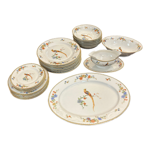 Altrohlau Czeck Set of Porcelain Dinnerware Service for 4 With Many Extra's