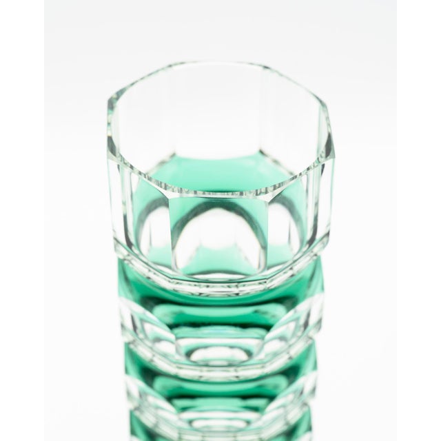 Art Deco Style Block Vases from VEB Ilm-Kristall, East Germany, 1960s, Set of 2 For Sale - Image 10 of 18