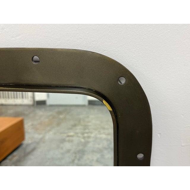 Metal Restoration Hardware Teen Pierced Metal Wall Mirror For Sale - Image 7 of 12